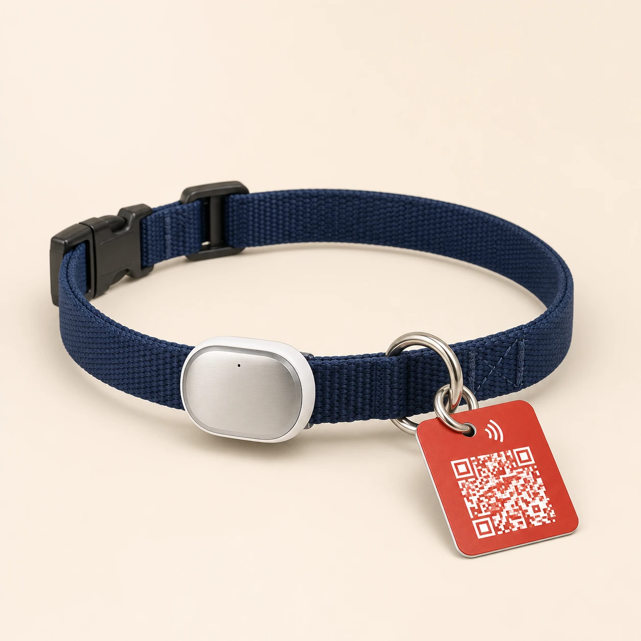 Tasmaya takılan GPS takip cihazı ve QR NFC kimlik kartı